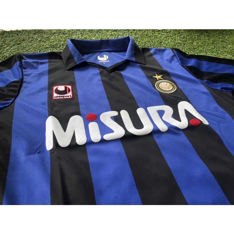 1990/91 Inter Milan Home Long Sleeve Shirt