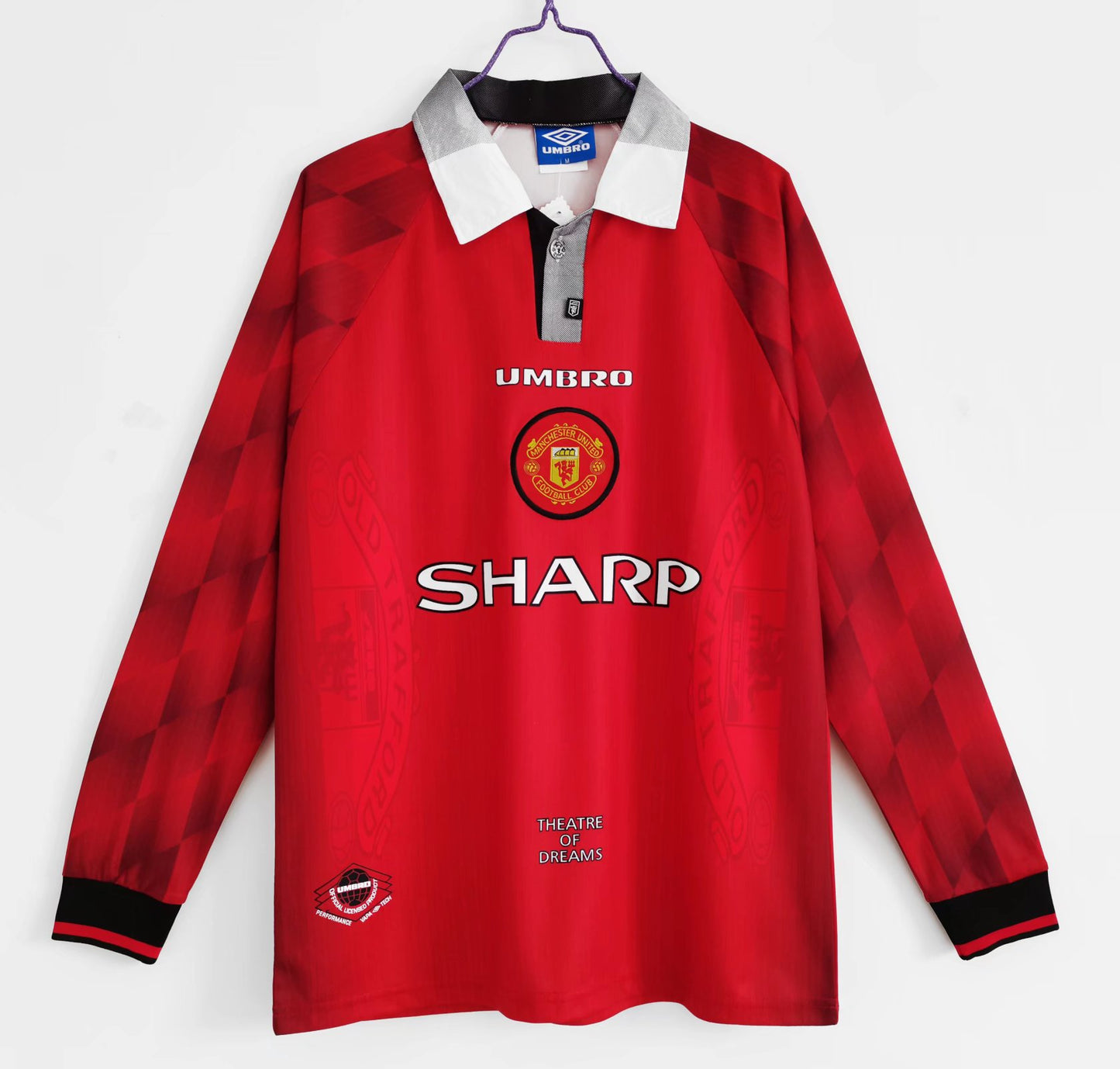 1996  MANCH3STER UNIT3D H0ME (L0NG SLE3VE)