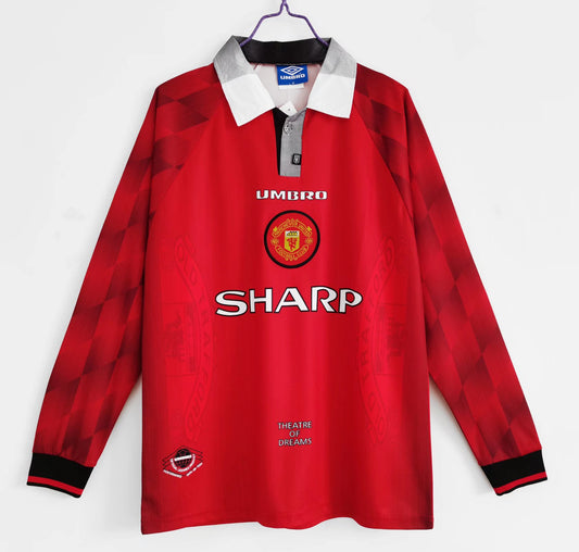 1996  MANCH3STER UNIT3D H0ME (L0NG SLE3VE)