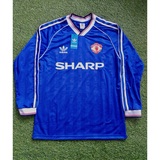 1988-90 Manchester United Away Long Sleeve Shirt