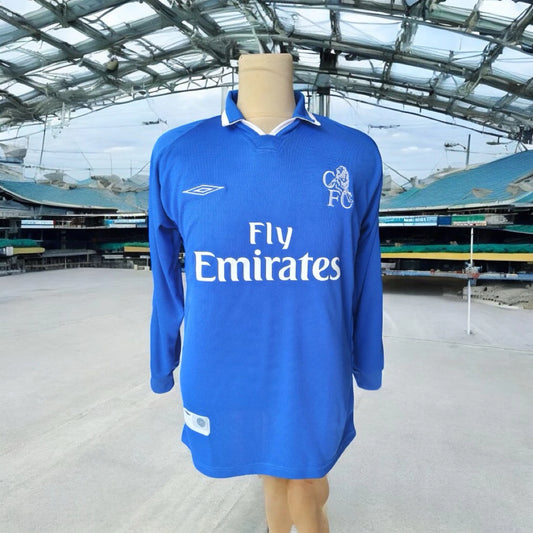 2001/02 Ch3ls34 Home Long Sleeve Shirt