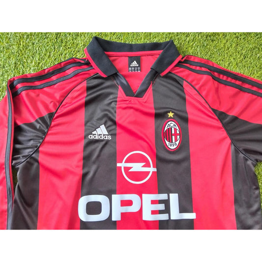 1998/99 AC Milan Home Long Sleeve Shirt