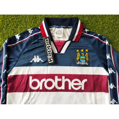 1997/98 M4nch3st3r City Away Long Sleeve Shirt
