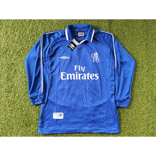 2001/02 Ch3ls34 Home Long Sleeve Shirt