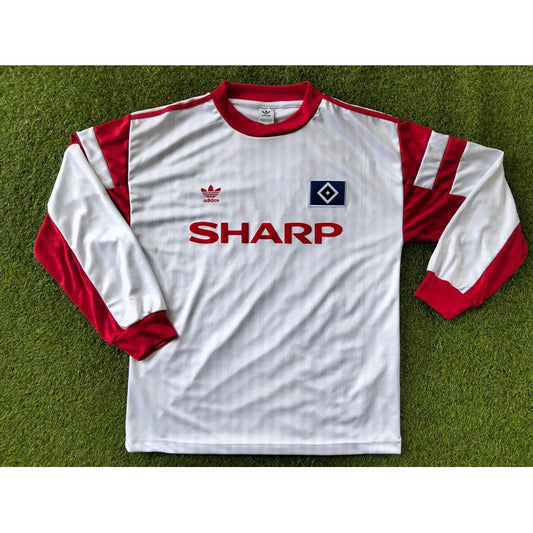 1986/87 Hamburg SV Home Long Sleeve Shirt