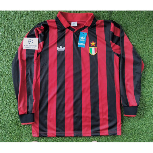 1992/93 AC Milan Home Long Sleeve Shirt