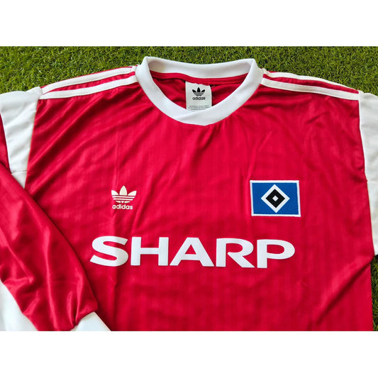 1986/87 Hamburg SV Away Long Sleeve Shirt