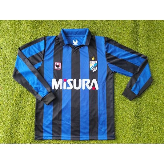 1988-90 Inter Milan Home Long Sleeve Shirt