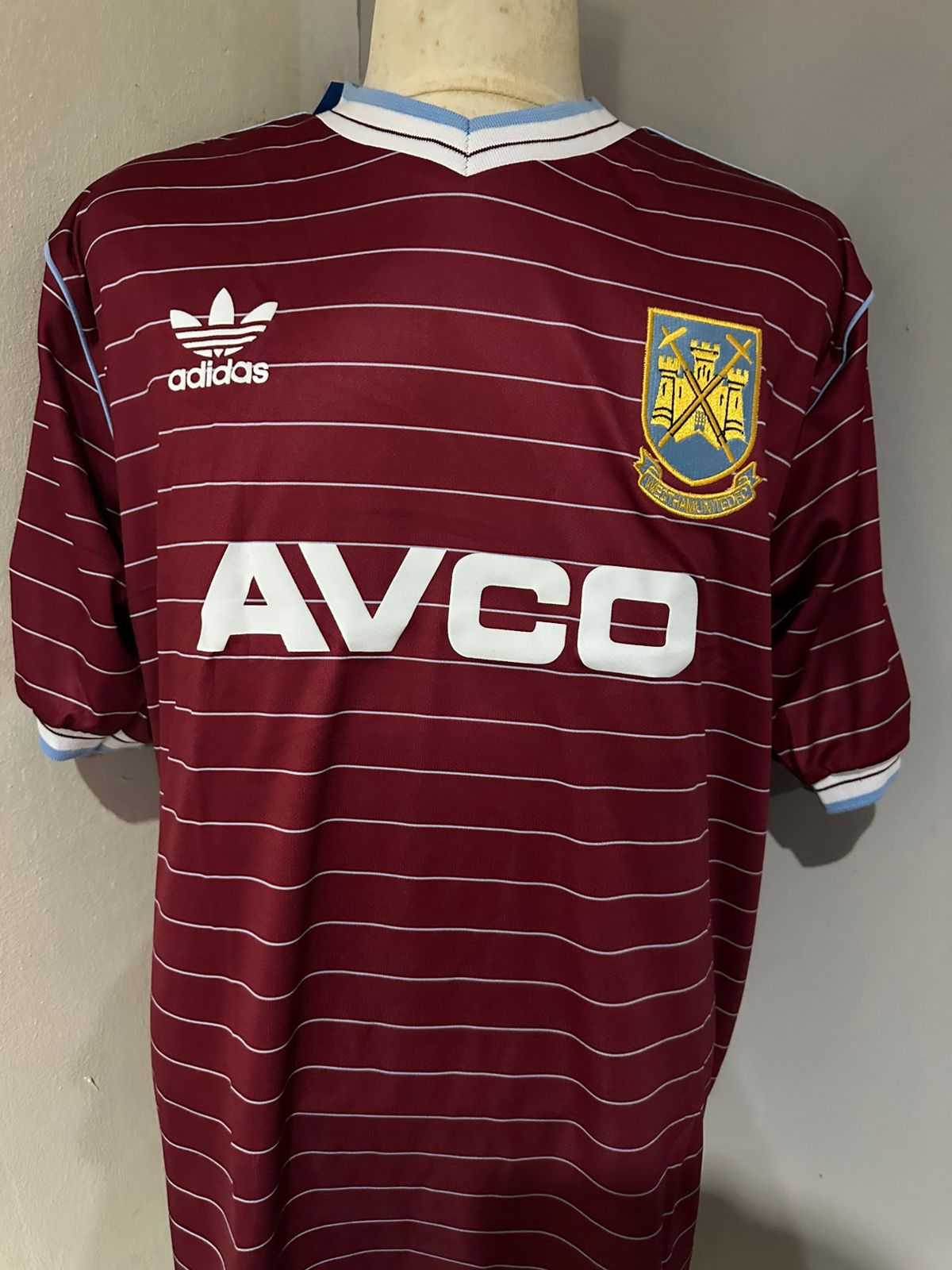 1985/87 W3st H4m Home shirt