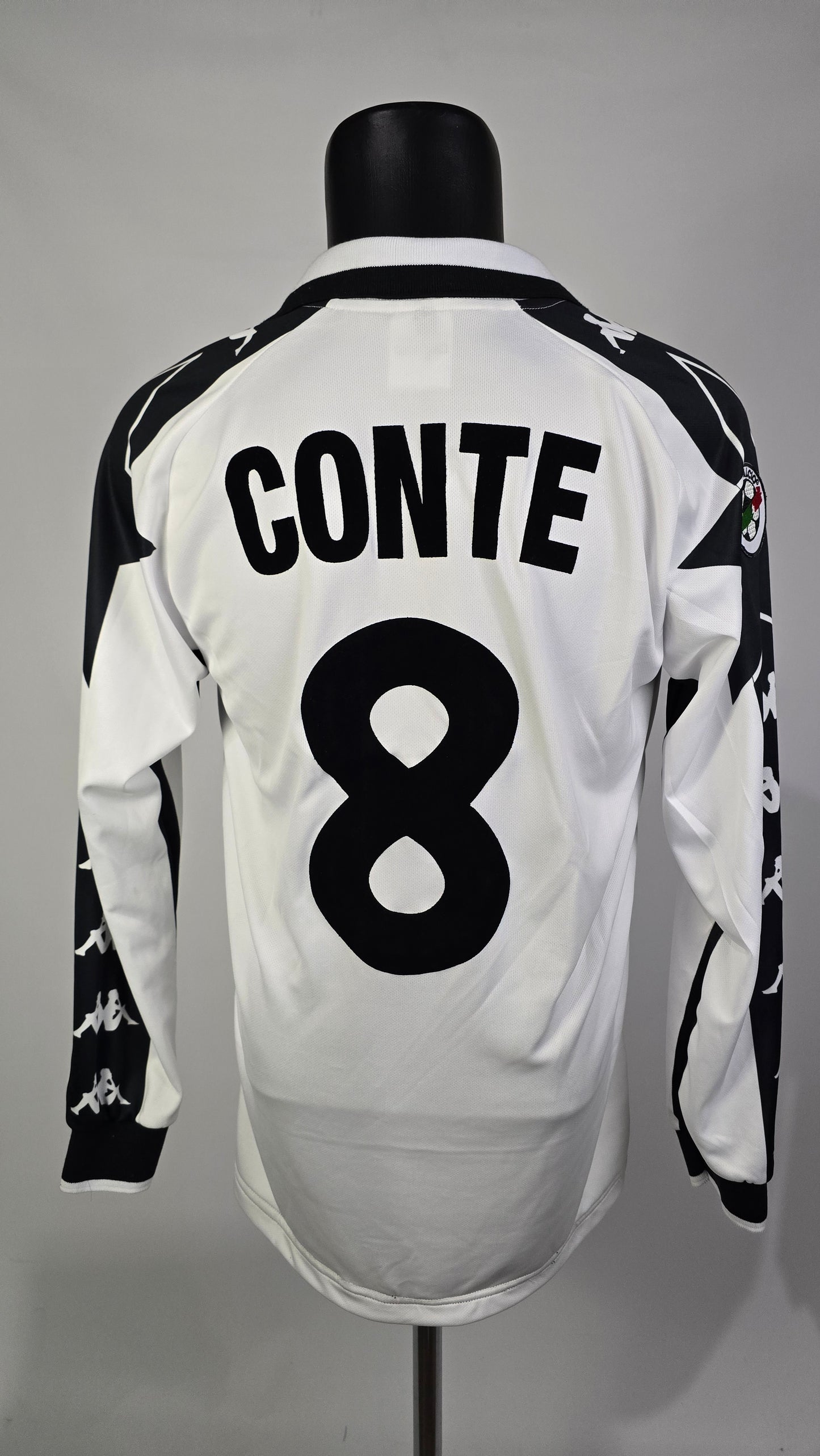 (Conte #8 + Patch) 1999/00 Juventus Away Long Sleeve Shirt