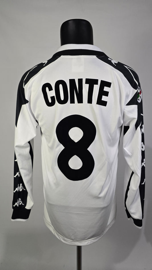 (Conte #8 + Patch) 1999/00 Juventus Away Long Sleeve Shirt