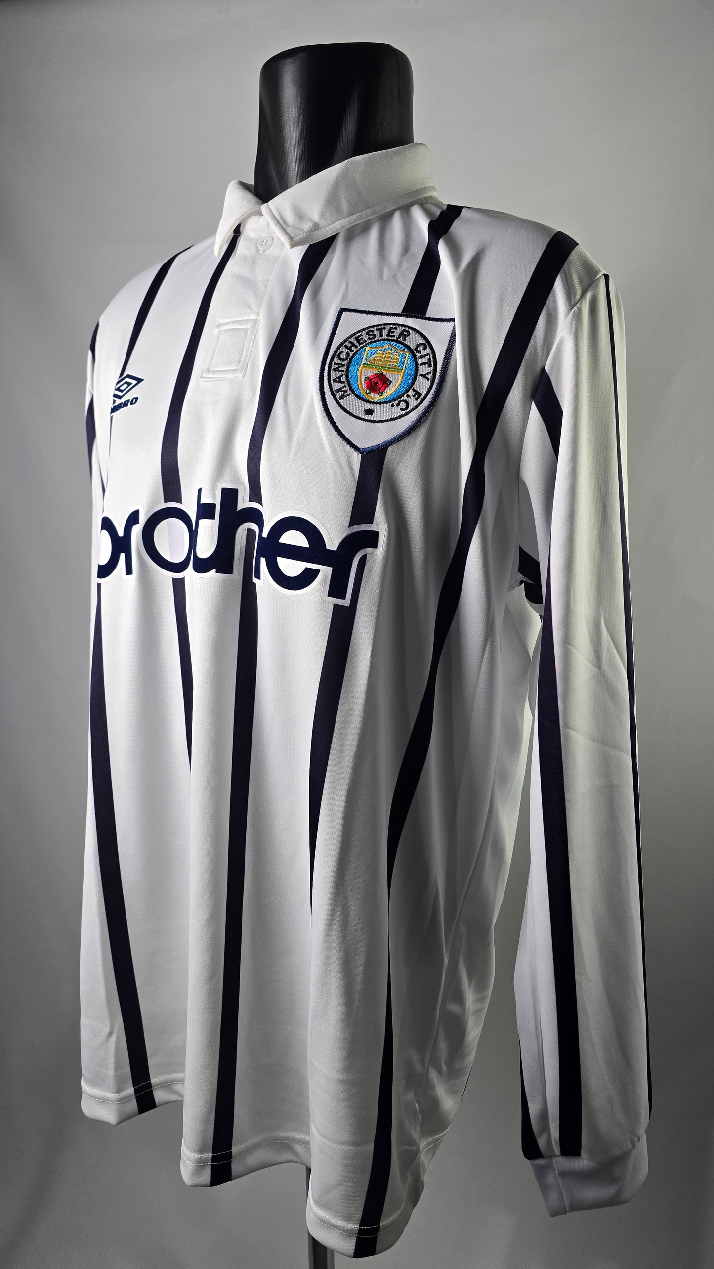 1993-1995 Man City 3rd Long Sleeve Shirt