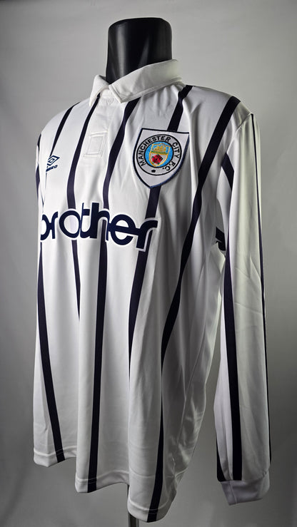 1993-1995 Man City 3rd Long Sleeve Shirt