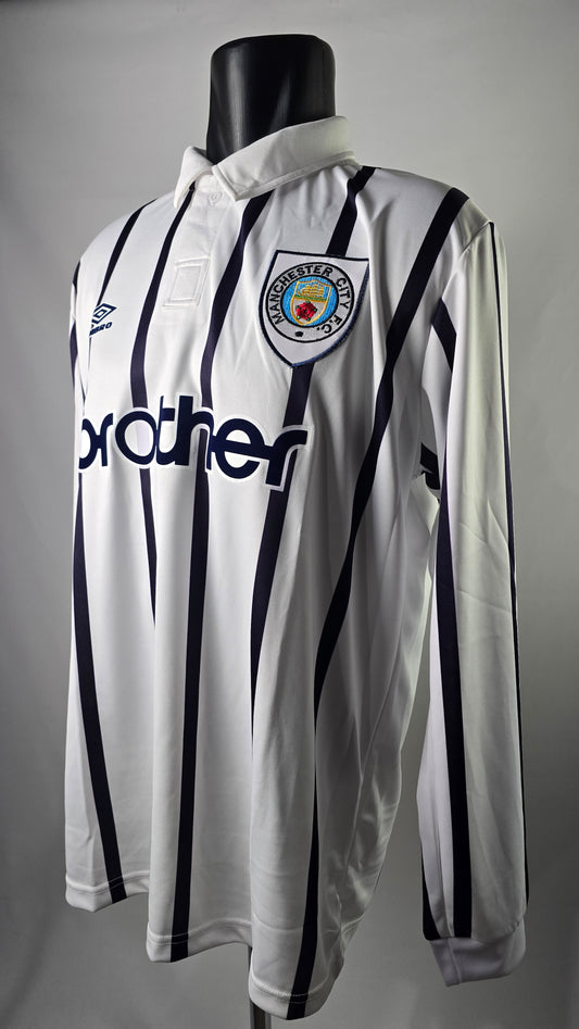 1993-1995 Man City 3rd Long Sleeve Shirt