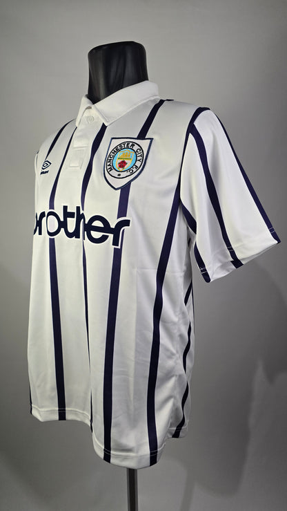 (Curle #5 + Patch) 1993-95 Man City Third
