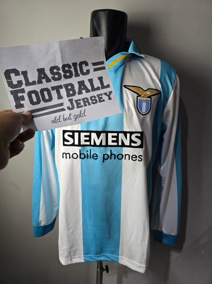 2001/02 S.S Lazio European Long Sleeve Shirt
