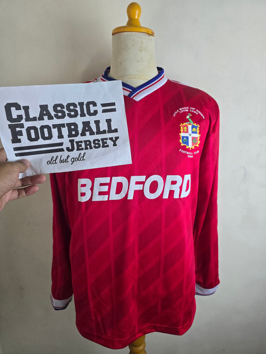 1988/89 Lut0n T0wn Third Long Sleeve