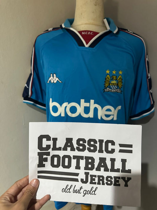 Camiseta local del City M4nch3st3r 1997-99