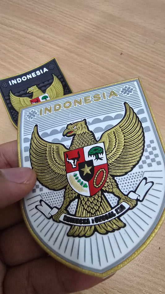 Indonesia Logo 3D Patch