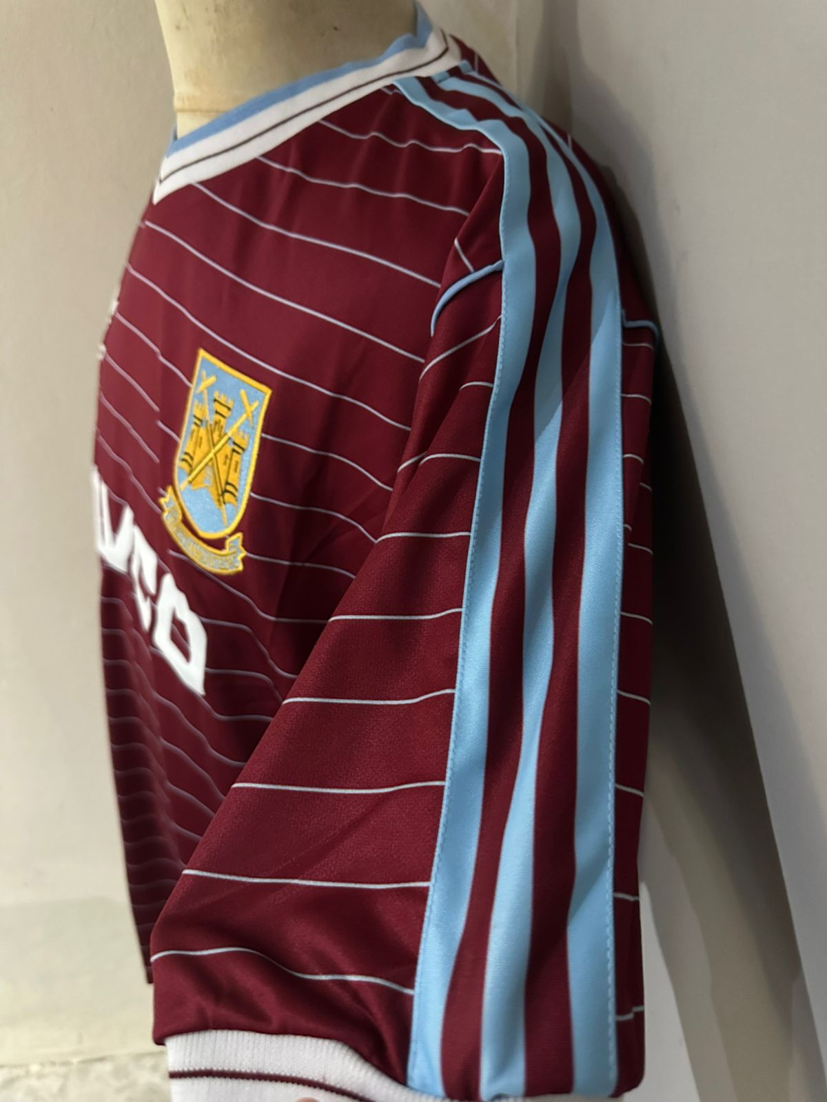 1985/87 W3st H4m Home shirt