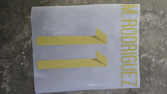 M Rodriguez Nameset Argentina WC 2014