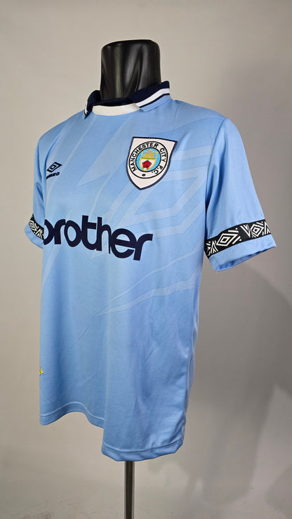 1993-95 Man City Home Long Sleeve