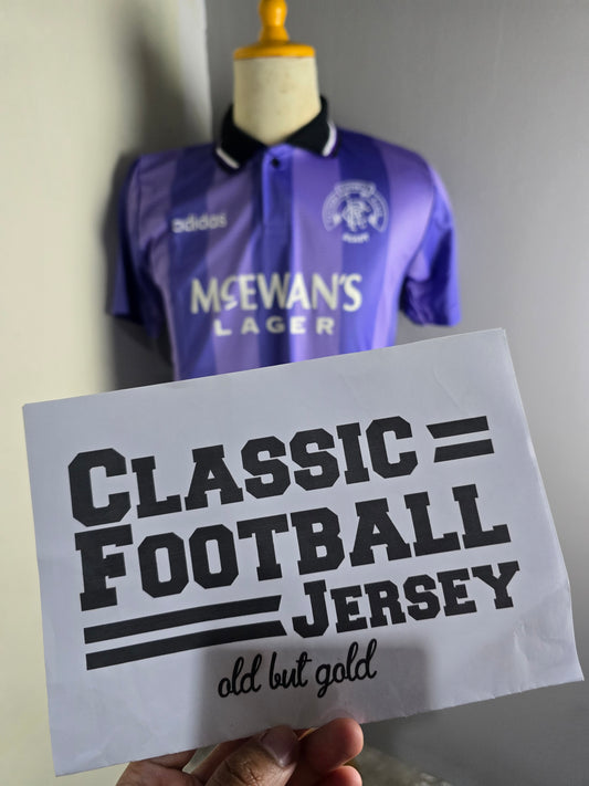 Camiseta de la tercera equipación del Glasgow Rangers 1994/95