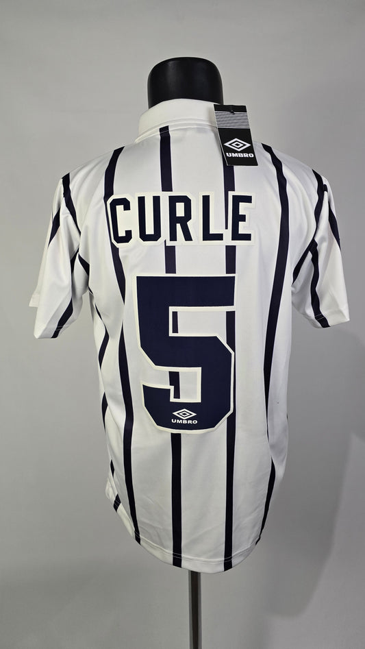 (Curle #5 + Patch) 1993-95 Man City Third