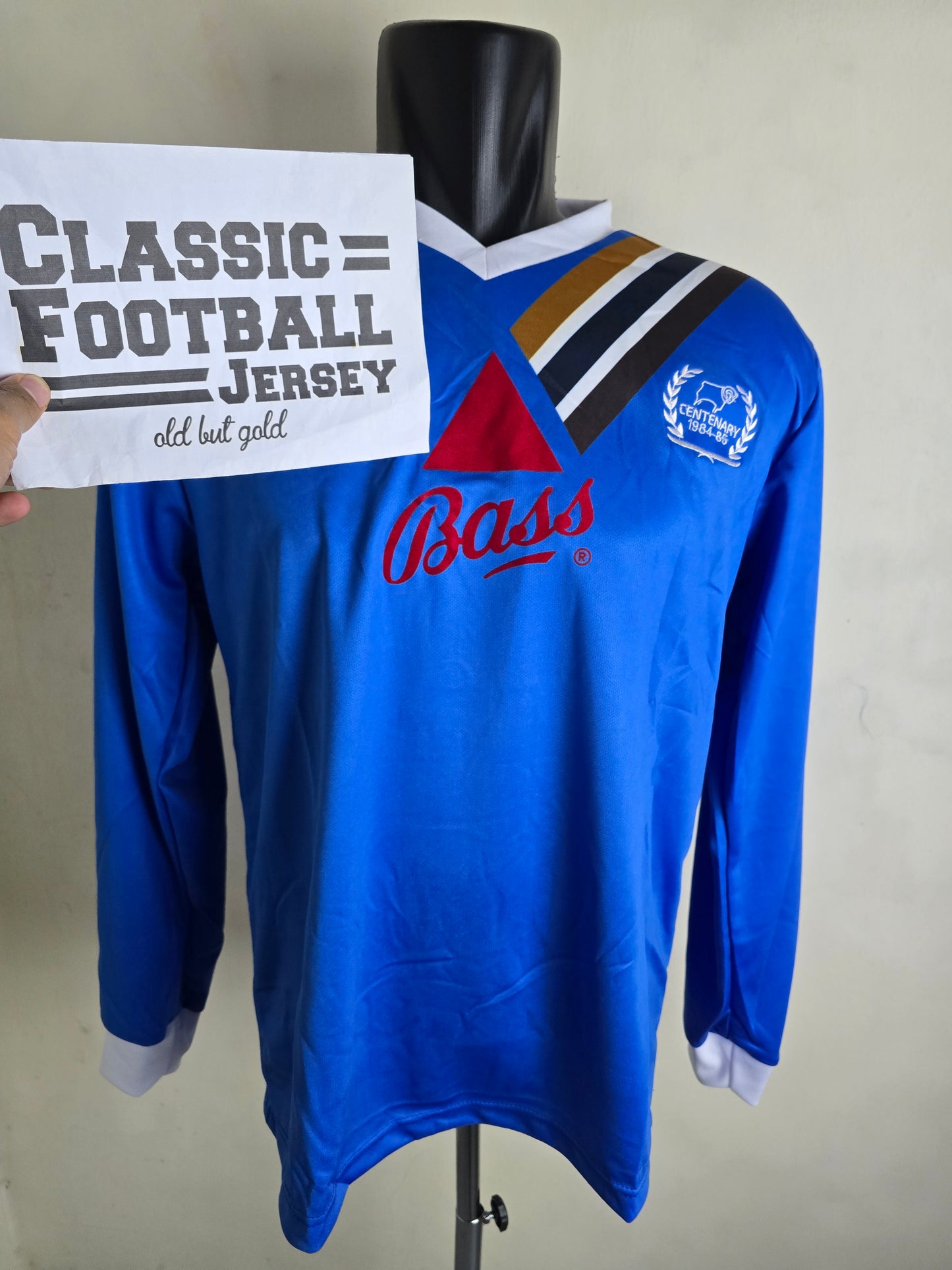 1984/85 Derby County Away Long Sleeve Shirt