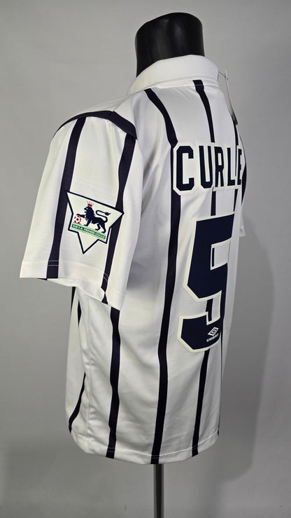 (Curle #5 + Patch) 1993-95 Man City Third
