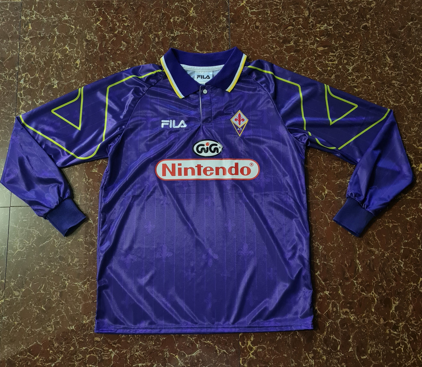 1997/98 Fiorentina Home Long Sleeve Shirt