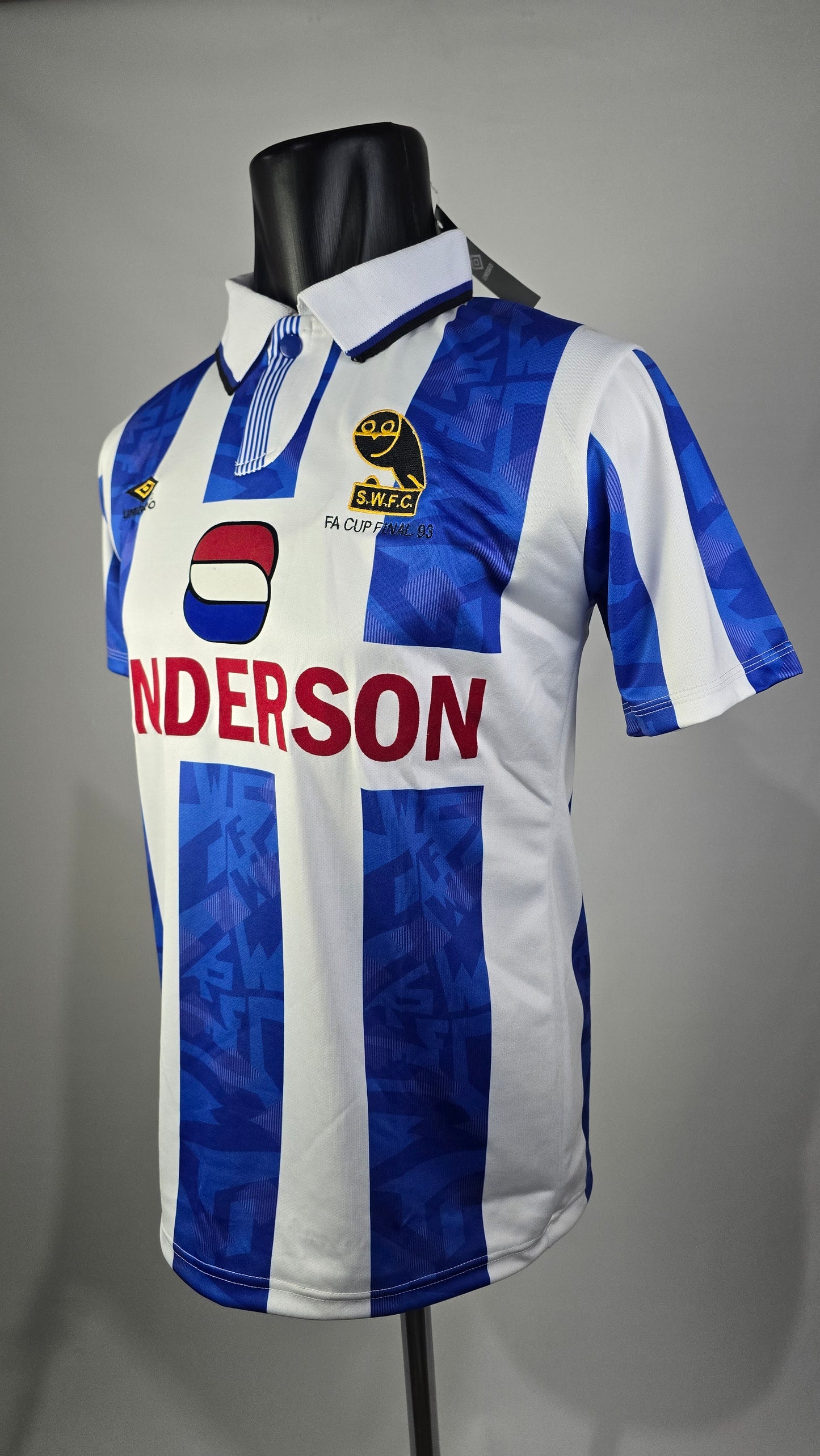 1993 FA Cup Final Sheffield Wednesday Shirt