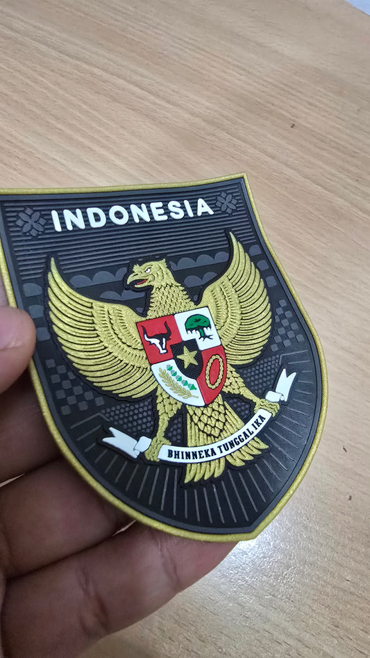 Indonesia Logo 3D Patch