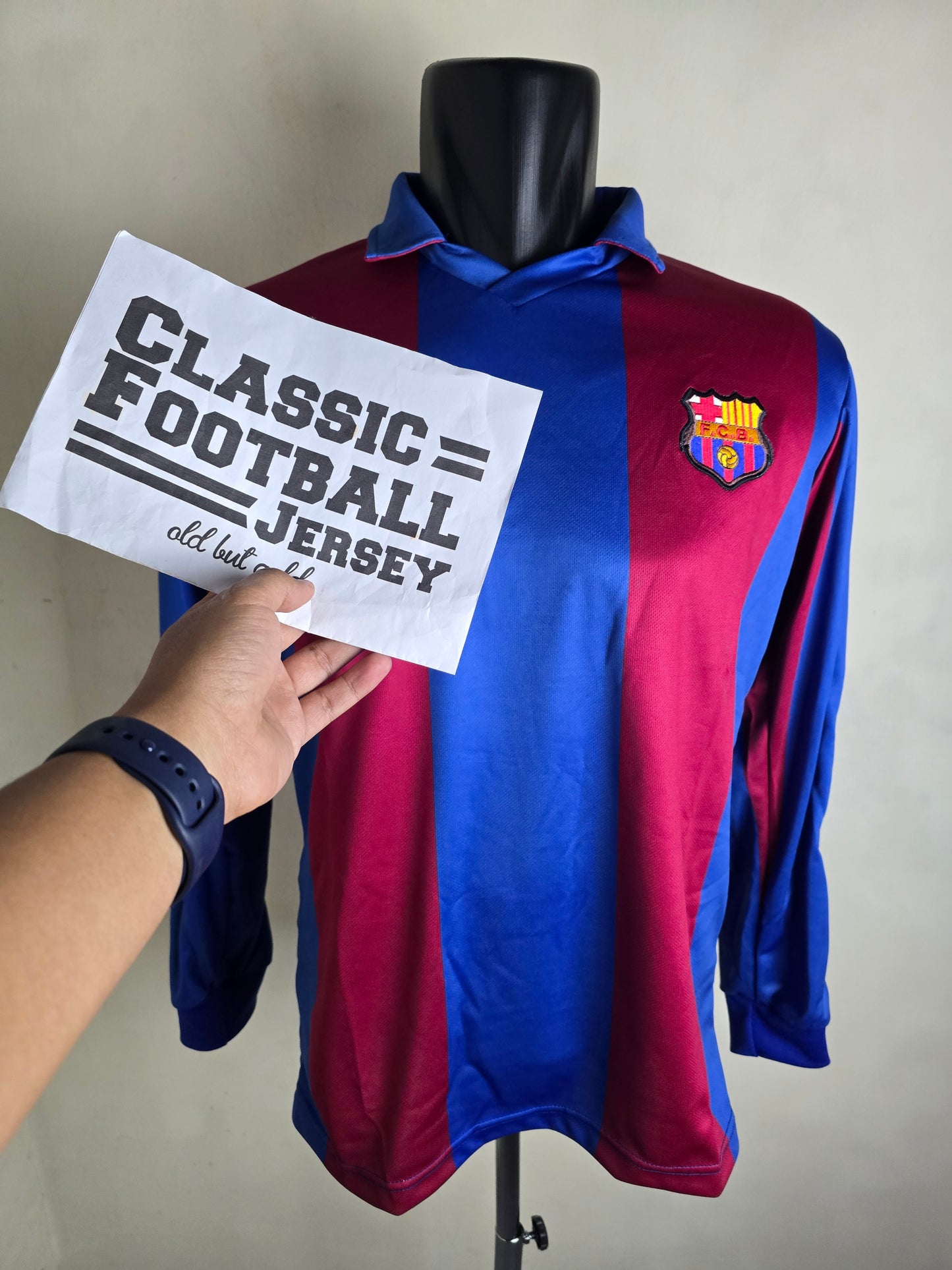 1982 Barcelona Home Long Sleeve Shirt