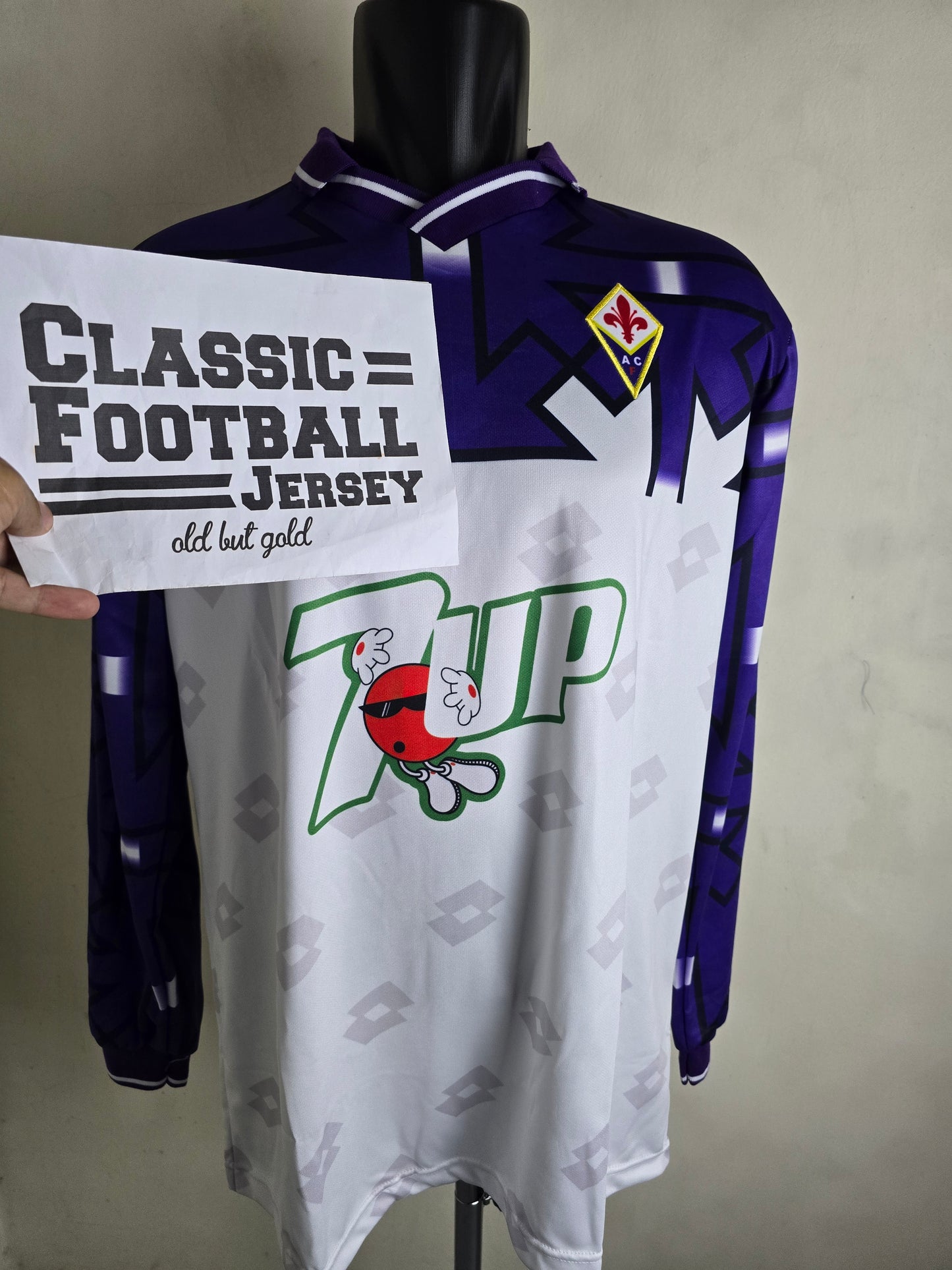 1992/93 Fiorentina Away Long Sleeve Shirt