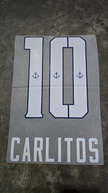 Tevez Carlitos Boca Junior Nameset