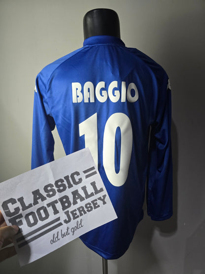 (Baggio #10) 2002/03 Brescia Home Long Sleeve Shirt