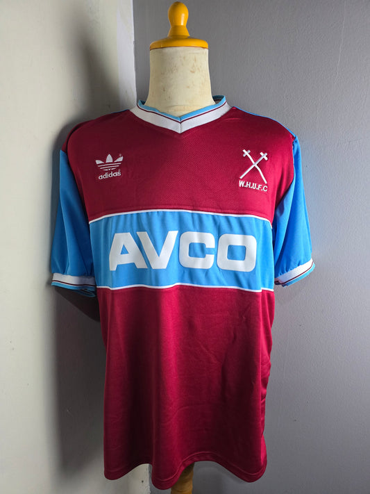 1983-85 W3st H4m United Home Shirt