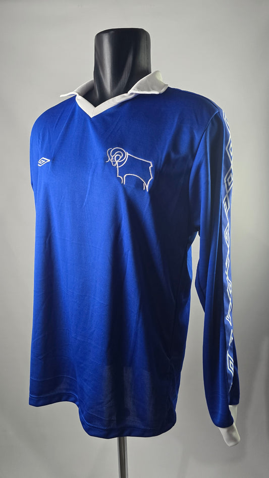 1976 Derby County Away Long Sleeve Shirt