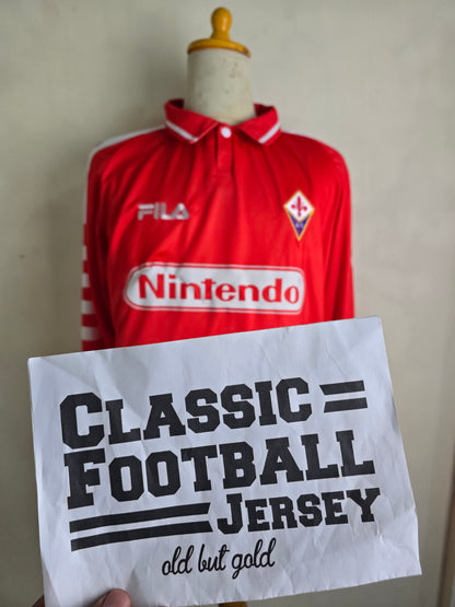 Camiseta de manga larga de la tercera equipación de la Fiorentina 1998/99