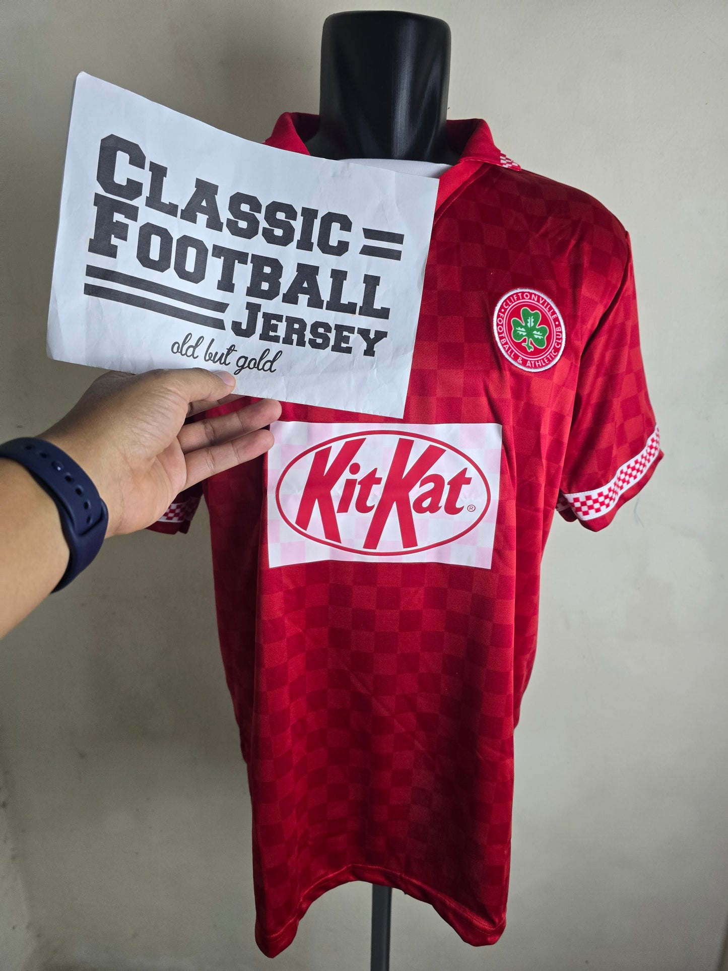 قميص كليفتونفيل الأساسي 1996/97