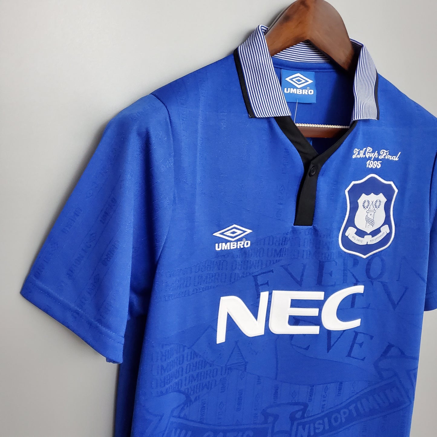 1995 Everton F.A Cup Final Shirt