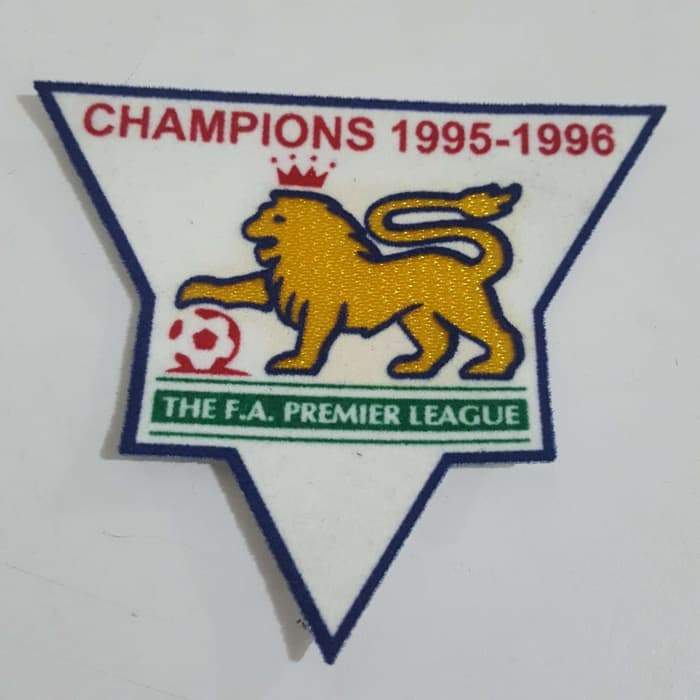 1995/96 F.A Premier League Champions Patch - ClassicFootballJersey