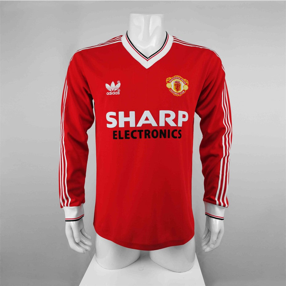 1982 Manchester United Home Long Sleeve Shirt