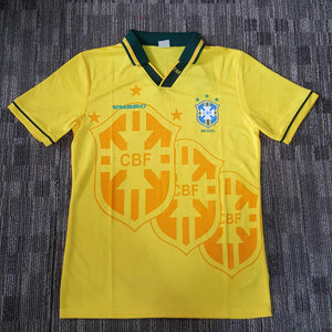 1994 Brazil Home Shirt - ClassicFootballJersey