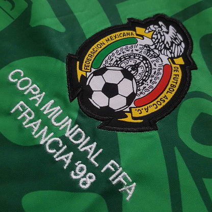 1998 Mexico Home Shirt - ClassicFootballJersey