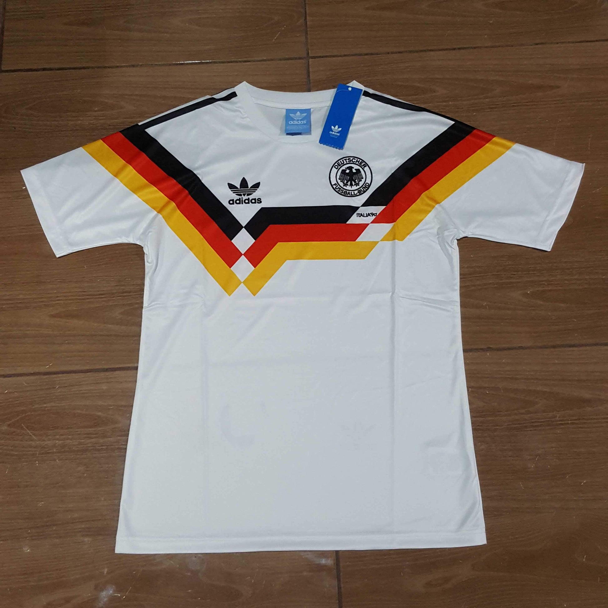 1990 Germany Home Shirt - ClassicFootballJersey