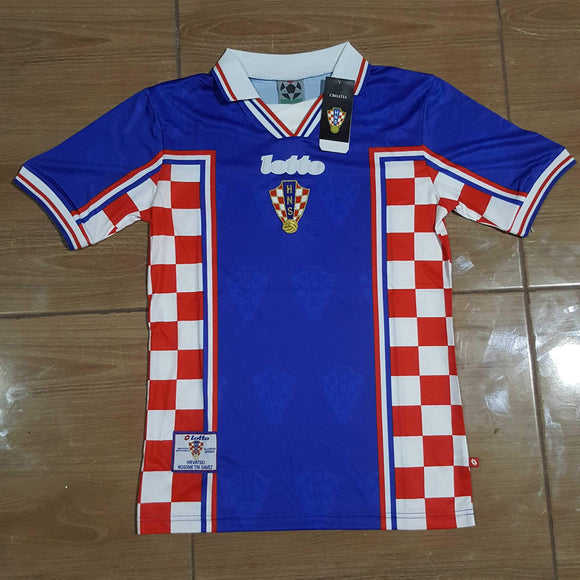 1998 Croatia Home Shirt - ClassicFootballJersey