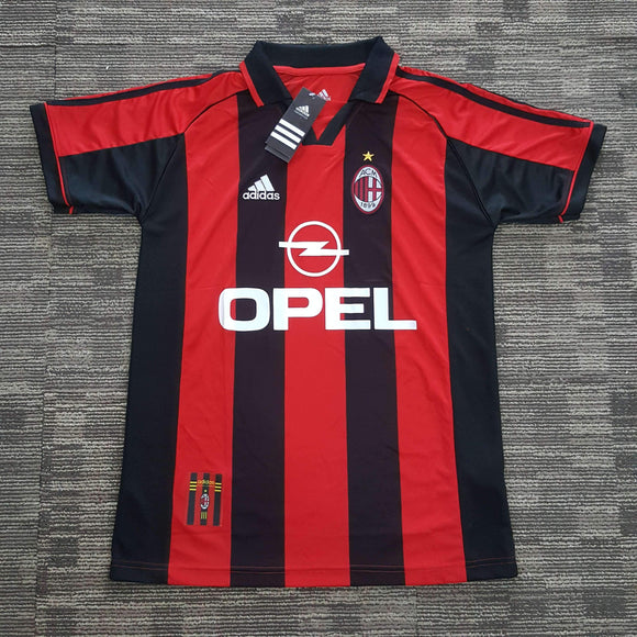 1998/99 AC Milan Home Shirt - ClassicFootballJersey
