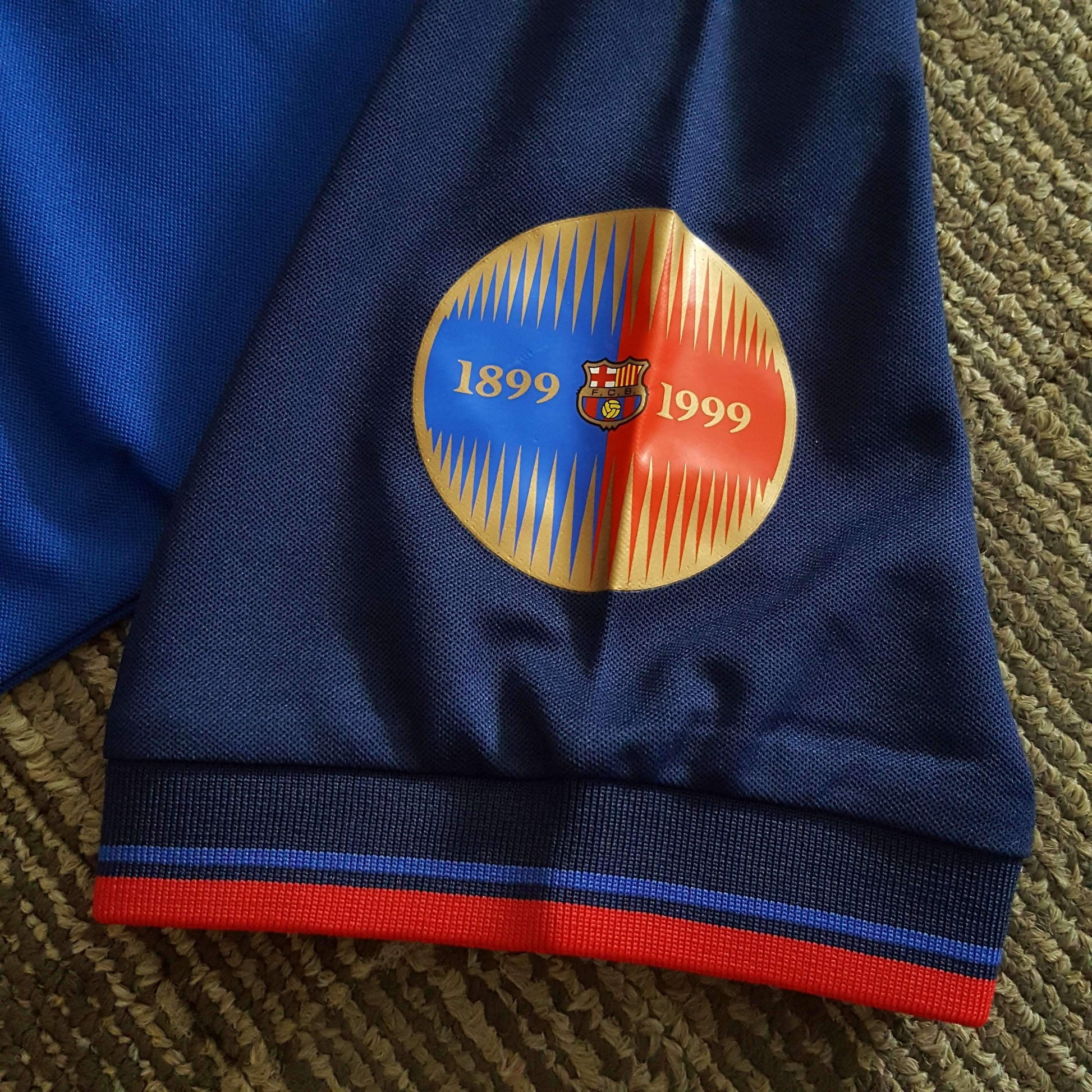 1999/00 Longsleeve Barcelona Home Shirt - ClassicFootballJersey